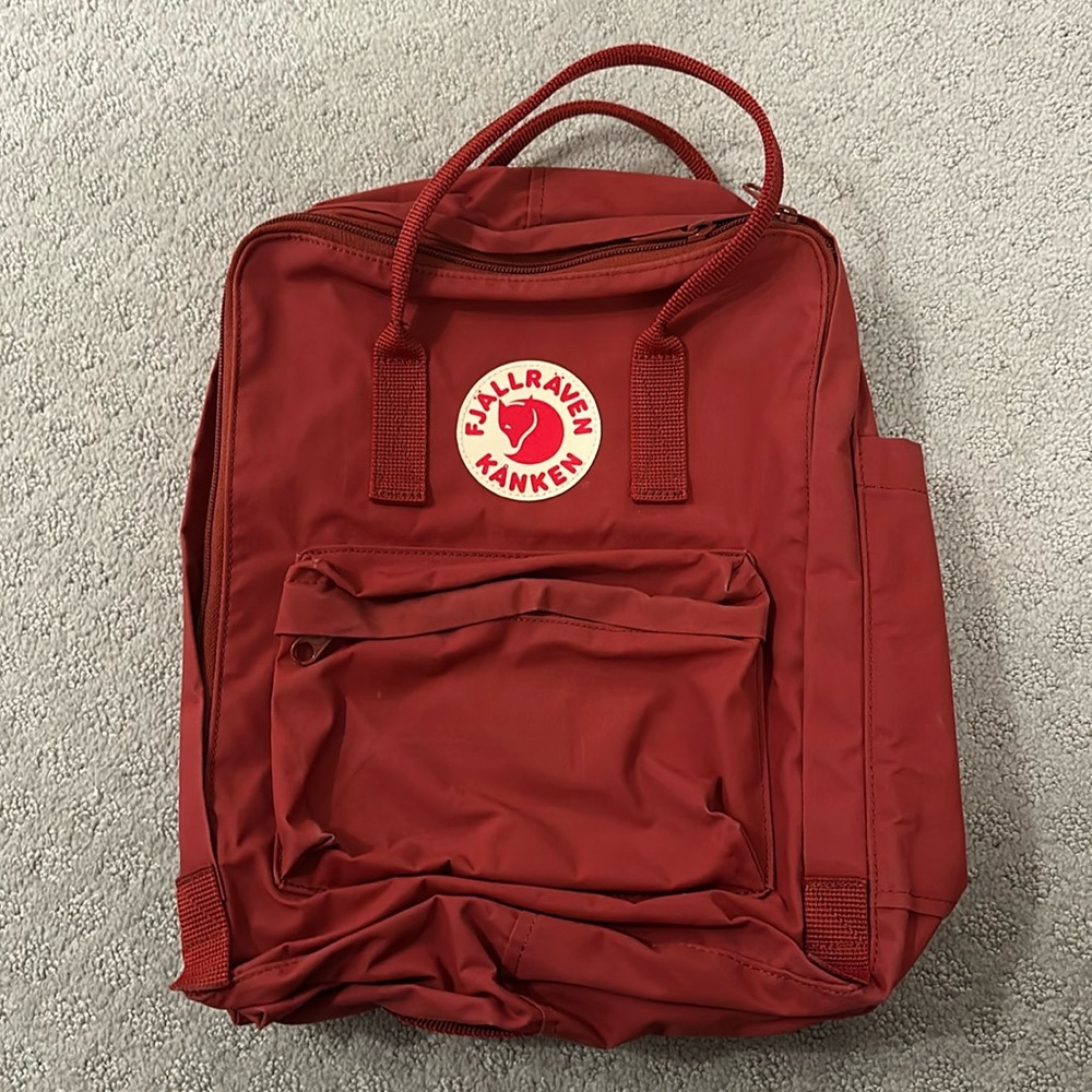 Fjallraven Kanken 16L Backpack in Ox Red